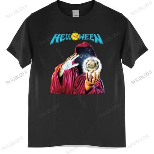 Cotton Tshirt mens summer Tops HELLOWEEN KEEPER OF THE SEVEN KEYS'87 GAMMA RAY AVANTASIA RAGE Man Brand T-shirt Bigger size