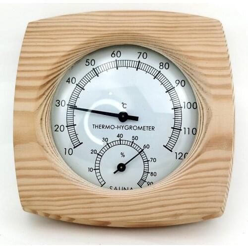 Hygrometer Sauna-Accessories Steam-Generator Bathroom Wood