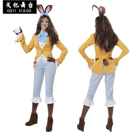 Halloween annual party party cosplay costumes adult female models beautiful hare bunny girl costumes