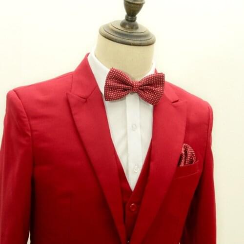 HOOYI 2019 Dot Bow Ties Set Paper Handkerchief Bowtie Pretied Pocket square for Men Wedding Mariage Party Gift