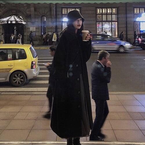 Женские черные пальто LFFMHMT China At AliExpress