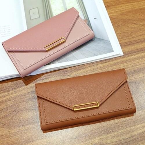 Fashion Women PU Leather Clutch Long Wallet Credit Card Holder Purse Handbag Phone Pouch Bag