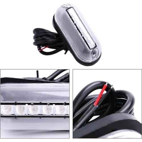 Marine Underwater Pontoon Waterproof Boat Transom Light for Cruise Ships, Yachts, Sailboat DC 10-30V IP68 Blue