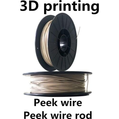FLEXBED PEEK 3D Printing Filament High Temp Filament 1.75 mm Extremely Strong, Heat Resistant, Chemical Resistant 250 500G 1KG