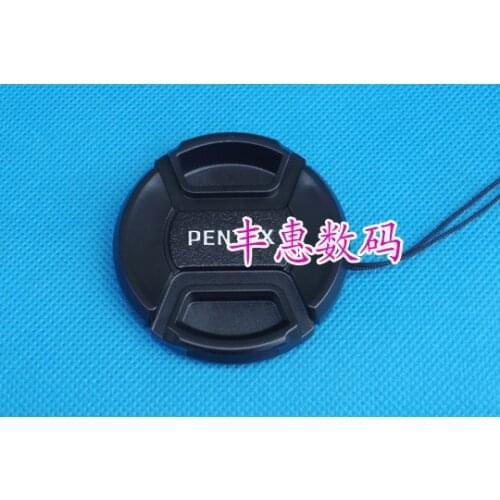 49 52 55 58 62 67 mm Center Pinch Snap-On Front Lens Cap Cover for pentax PK K-1 K-S2 K-S1 K10D K20D K7 K5 Kr Km Kx dslr camera