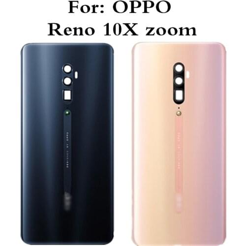 Glass Battery Door shell For OPPO Reno 10X zoom Housing Back Cover Battery Back With camera len Battery Case Replacement