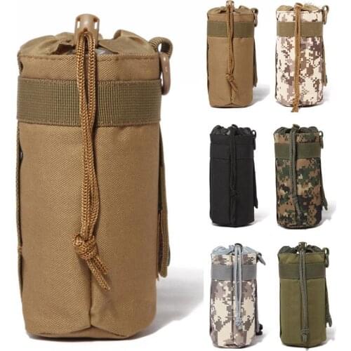 Water Bottle Pouch 1l Water Bags Outdoor Tactical Military Backpack Molle Holder Pouch Bag System Bottle Hydration Water Ke B7D6