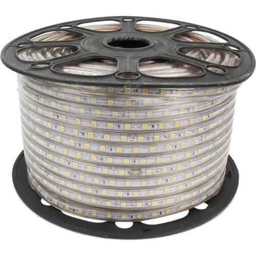 Led Light Strip 220V SMD 5050 Outdoor Waterproof Warm White LedStrip AC 220 V Volt Led Strip 220V For Room Bedroom With EU Plug