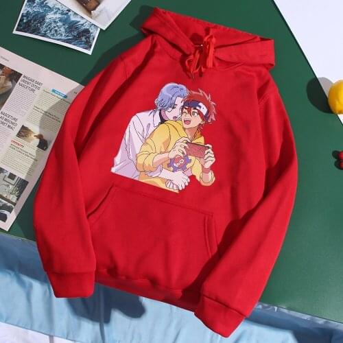 Japanese Anime SK8 The Infinity Hoodie Men Kawaii Skateboard Boys Snow Reki Graphic Pullover Harajuku Oversize Male Sweatshirt