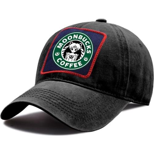 Outdoor Unisex Riding Hats Casual Sunscreen Baseball Cap Anime Sailor Moon Coffee Baseball Caps Breathable Cotton Snapback Hat