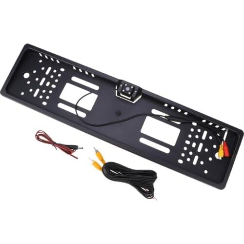 Universal Car Rear View CCD HD Camera in EU European License Plate Night Vision Waterproof Car Reverse Backup Parking