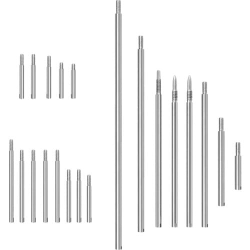 Upper Bass Clarinet Shaft 1.9&2.9mm Threaded Shafts Set Music Repair Parts