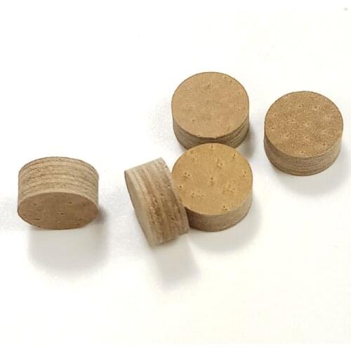 Xmlivet 10pcs/lot 12/13/14mm Billiard cue tips brown Hardness in SS/S/M/H cue stick accessories