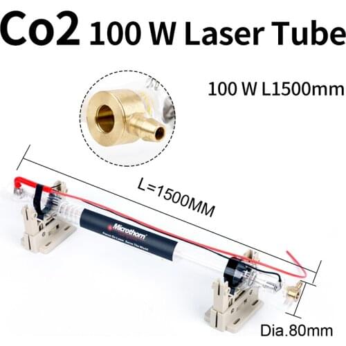 001 Co2 Laser Tube 100w Engraving Cutting Spare Parts with High Quality