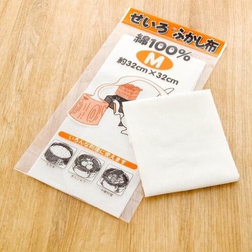 10PCs/set Reusable Natural Pure Cotton Steamer Cloth Gauze Drawer Steamer Mat Stuffed Buns Steamed Bread Steamer Kitchen Steamer