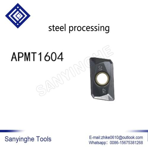 Free shipping high quality sanyinghe 10pcs/lots APMT1604PDER-M2 cnc carbide turning inserts for steel
