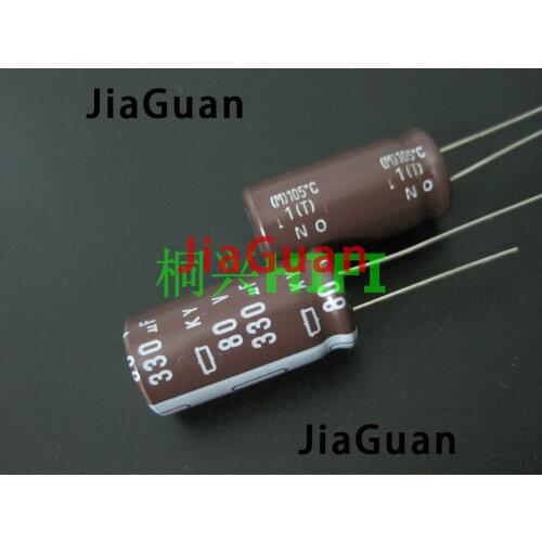 20pcs NEW CHEMI-CON NIPPON KY 80V330UF 12.5x25MM electrolytic Capacitor 330UF 80V NCC NCC ky 330uf 80v