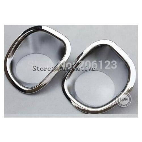 2008 2009 2010 for Nissan X-TRAIL Rogue Chrome Front fog lamps light Lamp Cover Trim