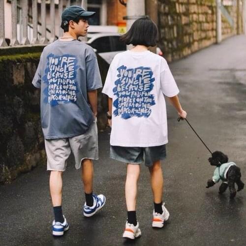 2021 Tshirts Streetwear Hip hop Printing Punk Rock Gothic Tees Shirts Harajuku Fashion Casual Short Sleeve Loose Tops