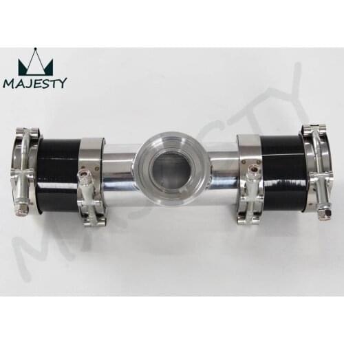 3.15" 80mm SSQV SQV Blow Off Valve Adapte BOV Turbo Intercooler Stainless Steel Pipe +black silicone +clamps