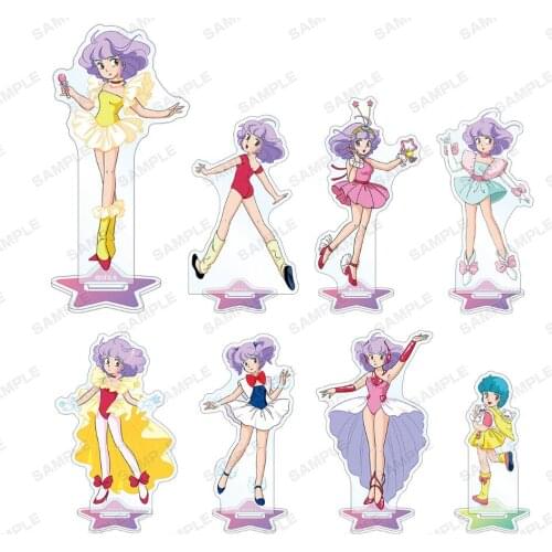 Anime Magical Angel Creamy Mami Cute Girl Acrylic Figure Stand Display Model Plate Cosplay Desktop Decor Accessories