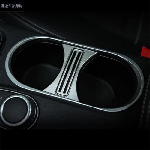 Car Central Water Cup Holder Panel Cover Trim For Mercedes Benz CLA GLA A class W176 B class W246 GLA class X156 2012-2015