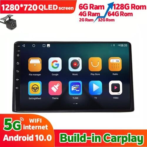 6GB Ram 128GB Rom Car Radio Stereo Receiver Screen For MG Zs MGzs 2020 Android 10 Multimedia GPS Navigation Carplay Head Unit