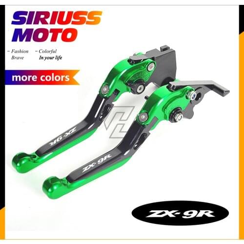 CNC Motorcycle Foldable Lever Motocross Brake Clutch Levers Case for Kawasaki ZX9R ZX-9R ZX 9R 1998-1999