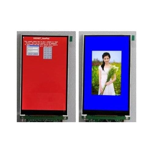 IPS 5.0 inch 51P 16M HD TFT LCD Color RGB Screen with Adapter Board ILI9806G Drive IC 8/16/18/ 24Bit MCU Interface 480*854