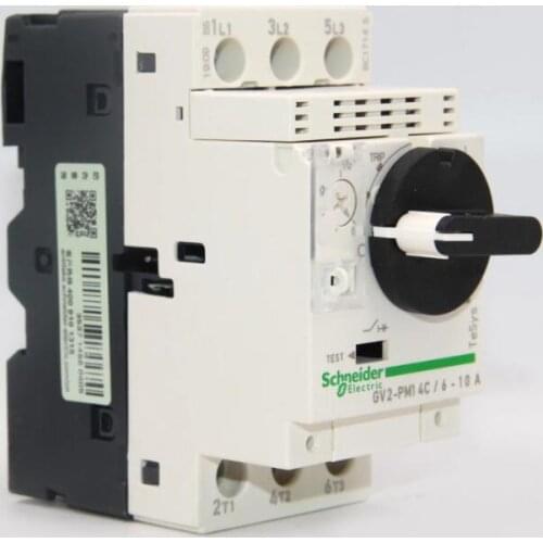 GV2-PM14C 6.0-10A GV2PM14C TeSys motor circuit-breaker, rotary knob, 6-10A