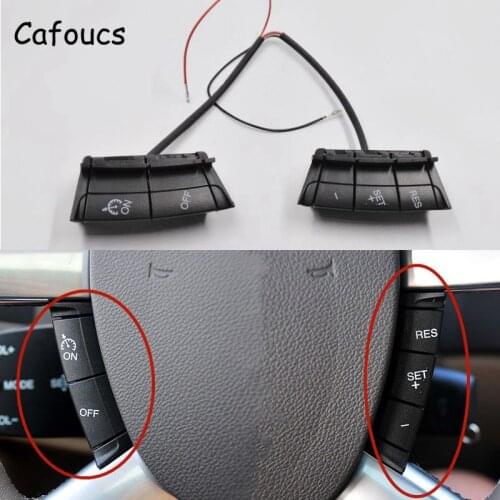 Cafoucs For Ford Focus 2 2005-2011 Car Speed Control Switch Steering Wheel Cruise Control Buttons