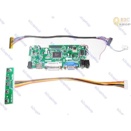 LCD Screen Lvds Controller Converter board Kit for CLAA089NA0BCW 1024X600 HDMI-compatible+DVI+VGA+Audio
