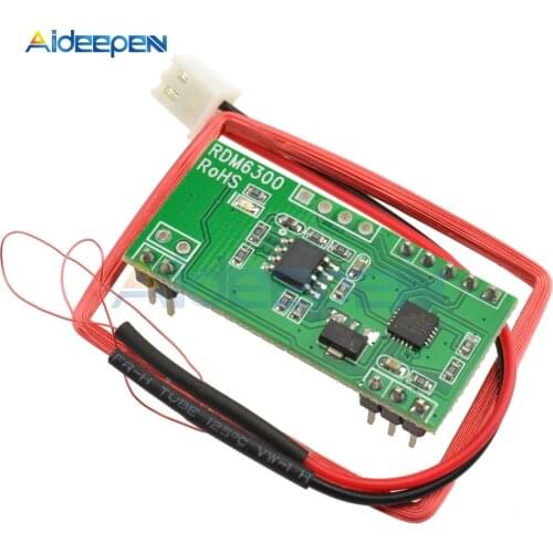 125Khz EM4100 RFID Card Key ID Reader Module RDM6300 RDM630 for Arduino DC 5V UART TTL RS232