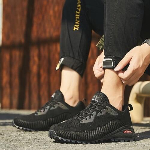 Men Outdoor Hiking Shoes Desert Waterproof Work Safety Size 39-48 Anti-Slippery Tactical Mountain Boots Sneakers