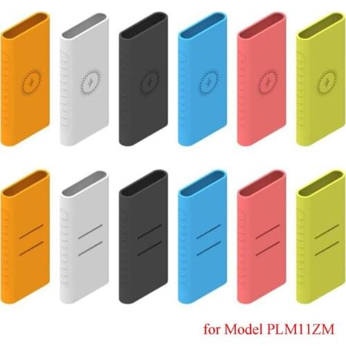 Soft Silicone Protective Case Cover Sleeve Skin for 2019 NEW Xiaomi Mi Power Bank 3 10000mAh Power Bank PLM11ZM Gadgets