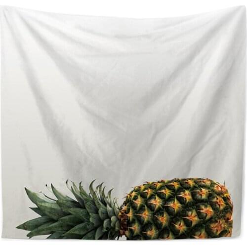 Abstract style tapestry pineapple pattern wall hanging living room decor creative fashion functional table cloth blanket