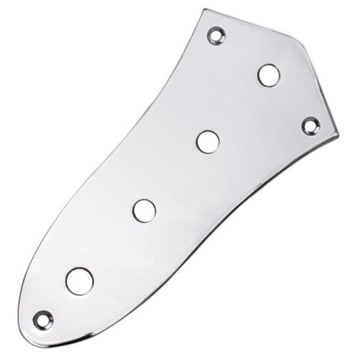 Durable Chrome Plated 4-Hole Control Plate For JB Jazz Bass Guitars