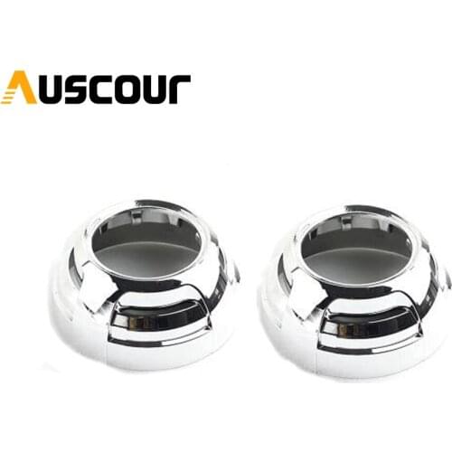 2pcs 3.0 inch H4 Easy Install Koito Q5 Bixenon hid projector lens shroud Mask cover LHD RHD headlight car styling