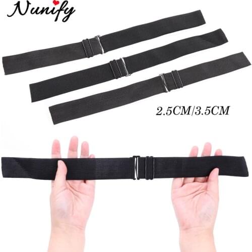 25Mm 35Mm Adjustable Wig Band For Making Wigs Comfortable Durable Highest Elastic Band For Wigs Black Color Grip Band