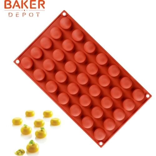 BAKER DEPOT 35 cavity Silicone mold for candy Chocolate mini biscuit gummy mould ice cube tray Cake Decoration Tool