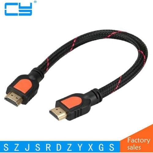 HDMI Cables 30cm for Raspberry Pi Banana Pi 1.4 AV Cable for 1080p PS3 HDTV LCD HDMI to HDMI Free shipping