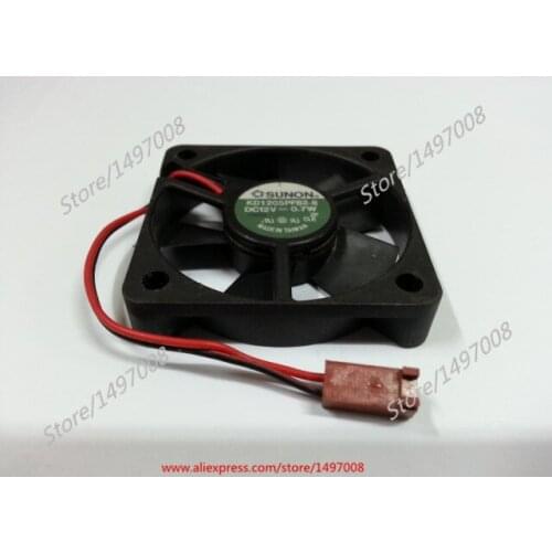SUNON KD1205PFB2-8 DC 12V 0.7W 2-wire 50x50x10mm Server Cooler Fan