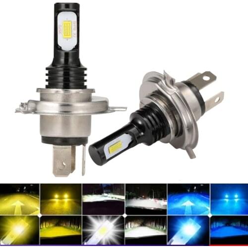 LED Turbo CSP mini Car Headlight H4 H7 H1 H11 H13 9005 9006 80W 12000lm 3000K 6000K Car Styling Auto Headlamp Fog Light Bulbs