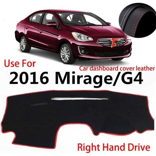 TAIJS Factory Casual High Quality Leather Car Dashboard Cover For Mitsubishi Mirage/G4 Right hand drive