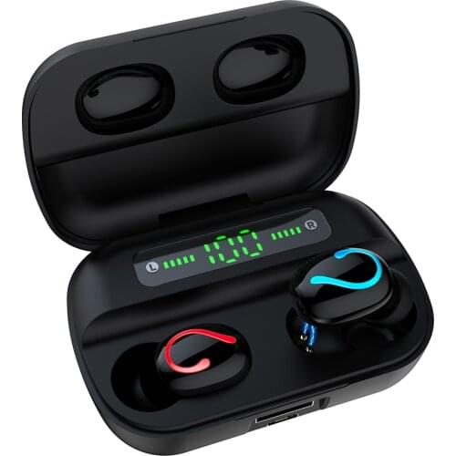 Aimitek TWS Bluetooth 5.0 Earphones Mini Wireless Stereo Gaming Earbuds Sports Headsets with Mic Charging Case VS Q32