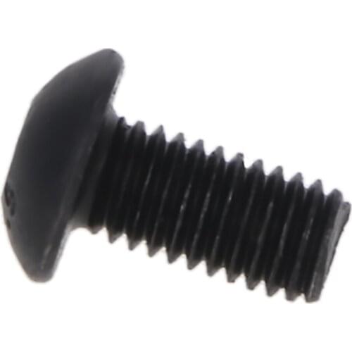 50Pcs M5 Socket Cap Screws Full Thread Length 10mm Carbon Steel Black Accessories for Household Decoration Tools