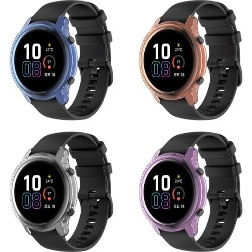TPU Soft Case Shell Edge Frame Glass Screen Protector For Huawei Honor Magic Watch 2 42mm magic2 46mm Protective Bumper Cover