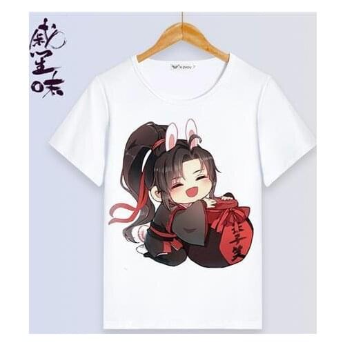 Anime Mo Dao Zu Shi Cosplay Women T shirt Wei WuXian Lan WangJi BL Spring Summer Casual Unisex Shirts ChenQingLing T shirts 2020