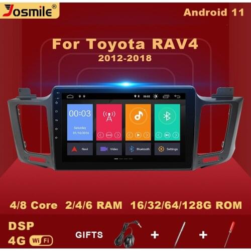 2 Din Android 11 Car Stereo Multimedia Player For Toyota RAV4 Rav 4 2012 2013 2014 2015 2016 2017 2018 Radio Auto Audio Carplay