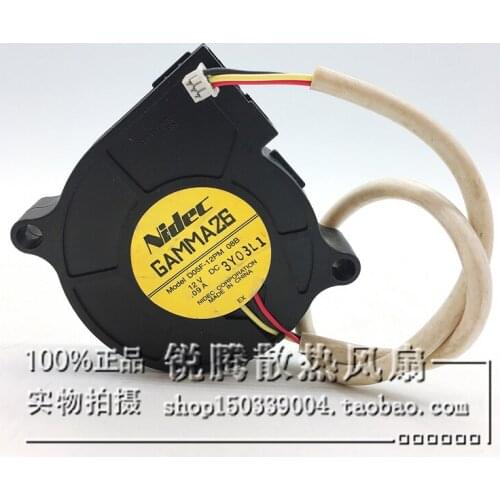 Nidec D05F-12PM 08B DC 12V 0.09A 51x51x15mm 3-wire Server Projector Cooling Fan
